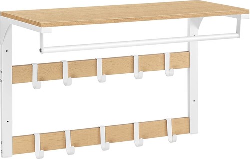Wall mounted coat rack - rack, with