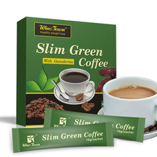 18pcs Green Coffe Green Slim Coffee with Ganoderma，fat Burner,weight Loss