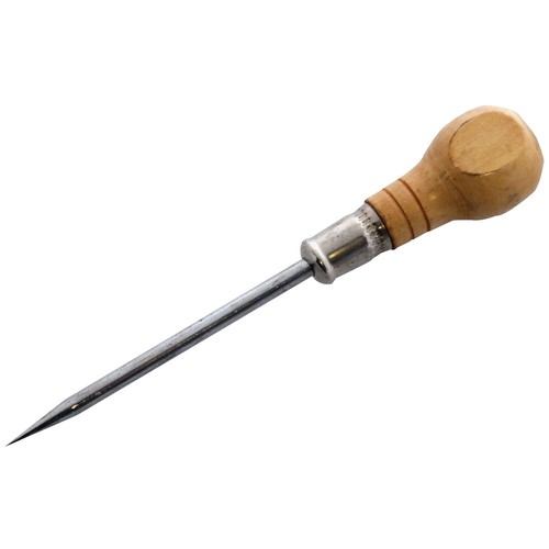 Bradawl tool wooden handle - bradawl,