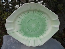 Vintage Shelley green dripware