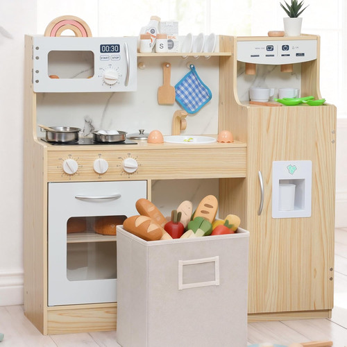 Wooden play kitchen for - wooden,