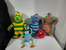 The Fimbles Soft Toys 2002 -  Florrie, Fimbo,  Baby Pom, Rockit & Bessie