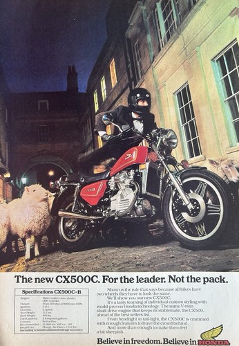 Honda cx500c custom original - honda,
