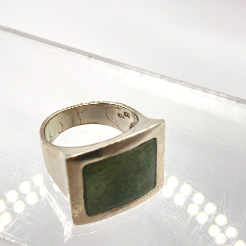 Chunky mens signet - , 925