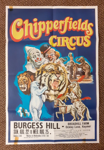 Chipperfields circus poster - circus,