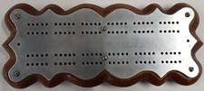 Vintage Wooden Cribbage Board