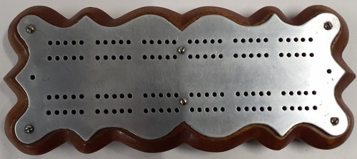 Vintage wooden cribbage board - vintage,