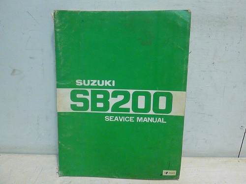 Suzuki sb200 genuine service - genuine,