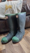 Gates Century Wellington Steel Toe Safety Boots UK Size 4 Green