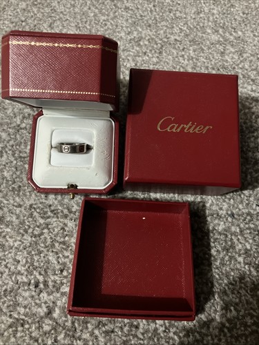 18ct white gold cartier love - gold,