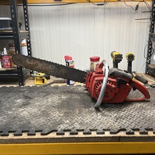 vintage collectable homelite super xl automatic chainsaw - running