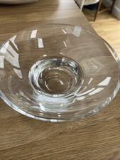 Beautiful Vintage Crystal Footed Bowl Dartington 1980’s