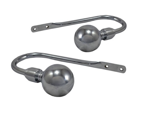 Curtain pole holdback - curtain,