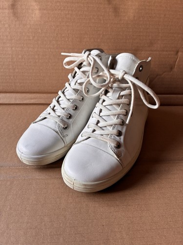Ecco soft white leather high - ecco,