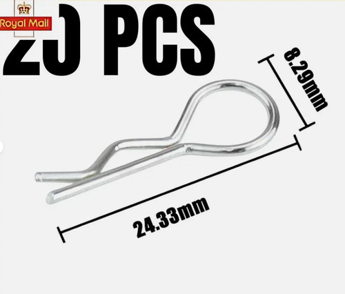 20pcs body shell clip - body, pins