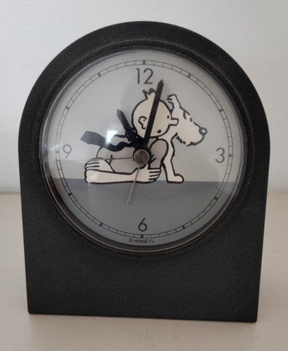 Vintage tintin desk - vintage, clock