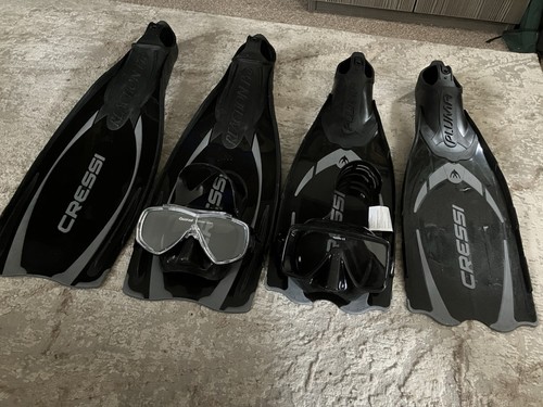 Scuba diving equipment - equipment, set