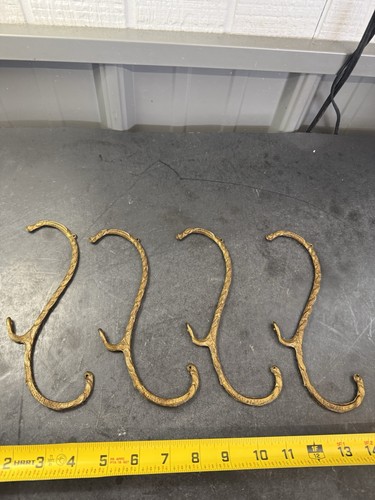 Vintage brass chandelier hooks - chandelier,