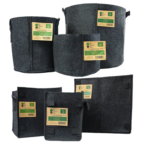 Fabric pots round square - round,
