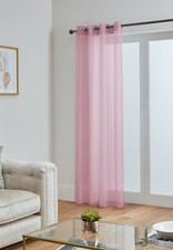 Voile curtains with eyelet - curtains,