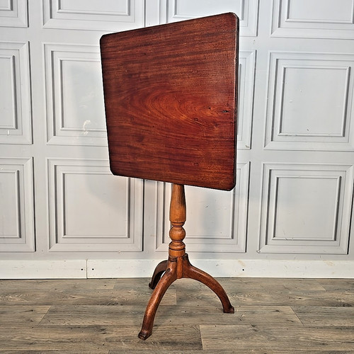 Antique tilt top table - table,