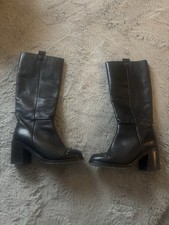 TOPSHOP Leather Long Studded