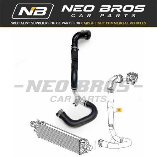 New left intercooler outlet - oe,