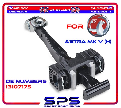 Front door check strap stopper - door,