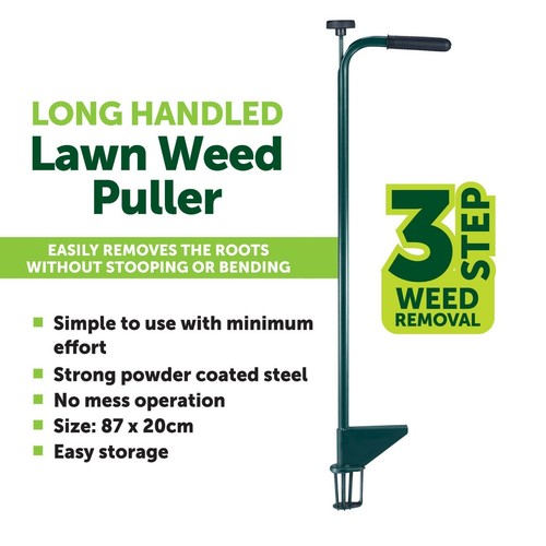 Steel weed puller - steel, claw