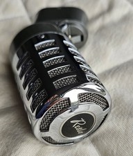 Reslo Ribbon Rv Vintage Chrome Microphone with lead, No Stand