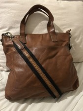 Fat Face Brown Leather Slouch