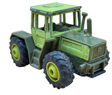 Matchbox Superfast MB73 MB‑Trac 1600 Turbo Tractor 1990 Green Vintage Farm 1:64