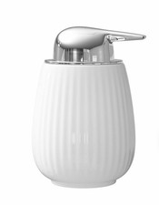 ZESPROKA Ceramic Soap Dispenser with Pump (12oz) Refillable Liquid Soap Bottle