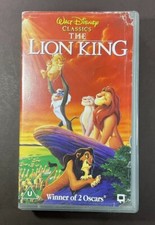 The Lion King, VHS video, Cert U Disney Classic Movie