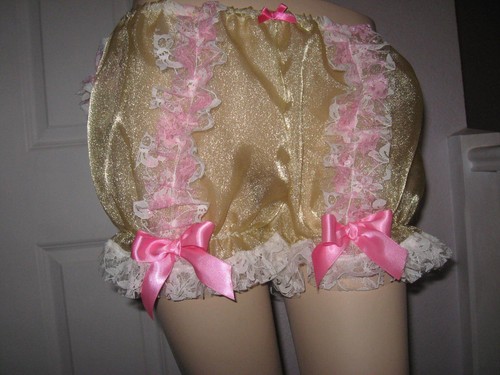 Sheer nylon frilly - nylon`, knickers
