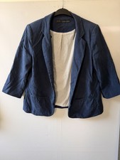 Ladies Zara Denim Look Navy