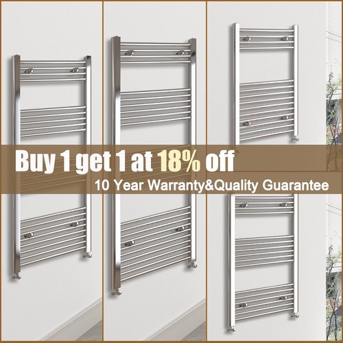 Modern chrome straight heated - chrome,