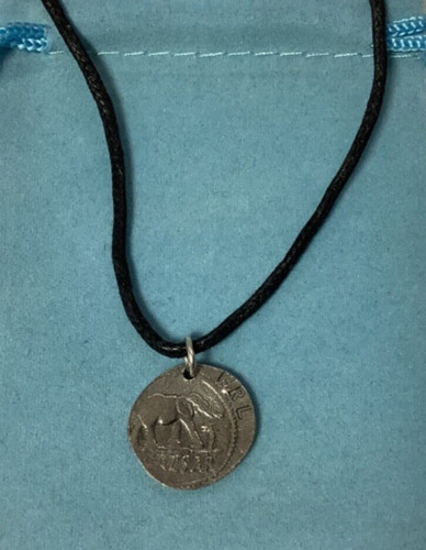 Roman coin silver pewter - coin,