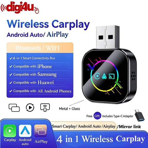 Wireless carplay - 4-in-1,