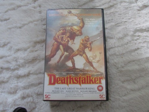 Deathstalker vhs tape big - deathstalker,
