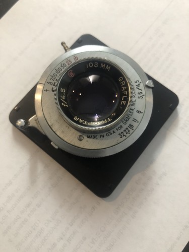 Graflex trioptar 103mm 5 - trioptar, f4.5