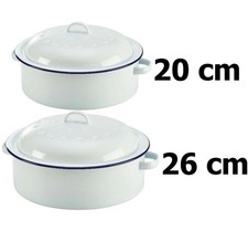 Enamel Oven Ware Round Self
