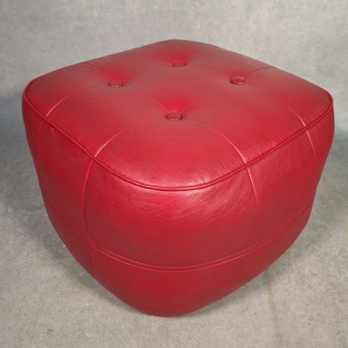 Vintage footstool pouffe - vintage,
