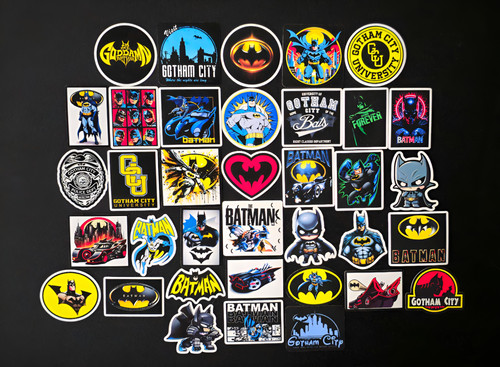 Batman inspired stickers - batman,