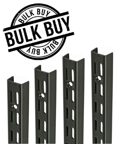 Black twin slot - twin, shelving