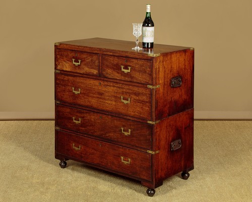 Antique campaign chest - antique,