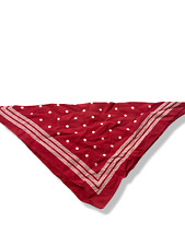 Vintage y2k Red & White Large Spot Bandana| 48 X47cm| SKU 533