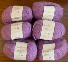 Rowan brushed fleece 6 X 50g Balls, 65% Wool 30% alpaca balls lot 266 Lilac