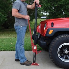 60" 3Ton Farm Jack High Lift Rescue Recovery Rachet Tractor Hoist 4X4 HI Offroad