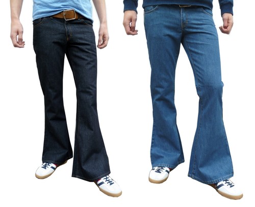 Mens retro flares bell bottoms - flares,
